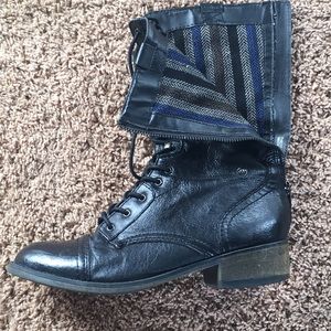 Steve Madden parto combat boots